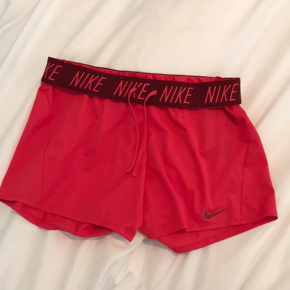 Dri fit Nike Shorts- Coral/Pink